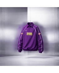 CHAQUETA LA PIEL FLOR MORADA 2
